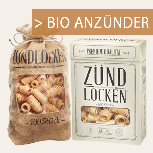 Zündlocken Bio Anzünder