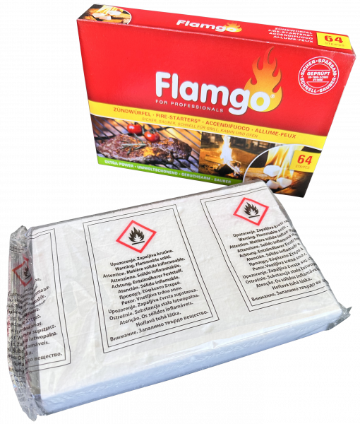 128 Stk/2 Packungen 64er Flamgo® Universal-Anzünder