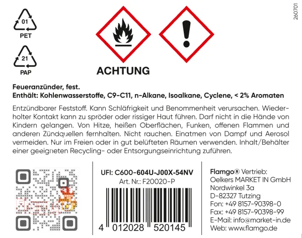 fire starters® Zündkissen®